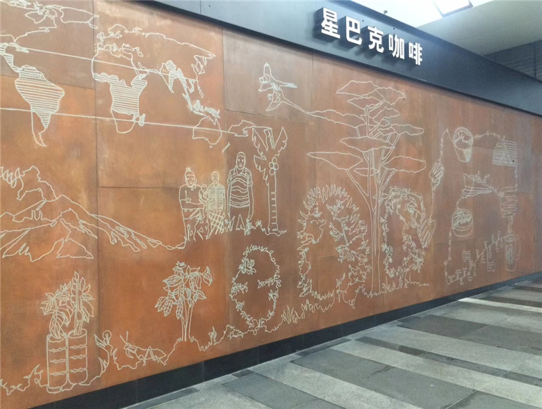 苏仙耐候钢幕墙